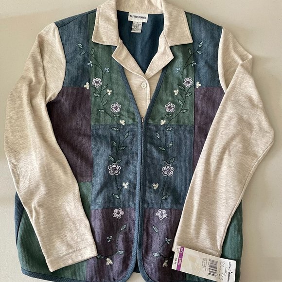 Alfred Dunner Fancy shirt Size SMALL - Picture 1 of 10